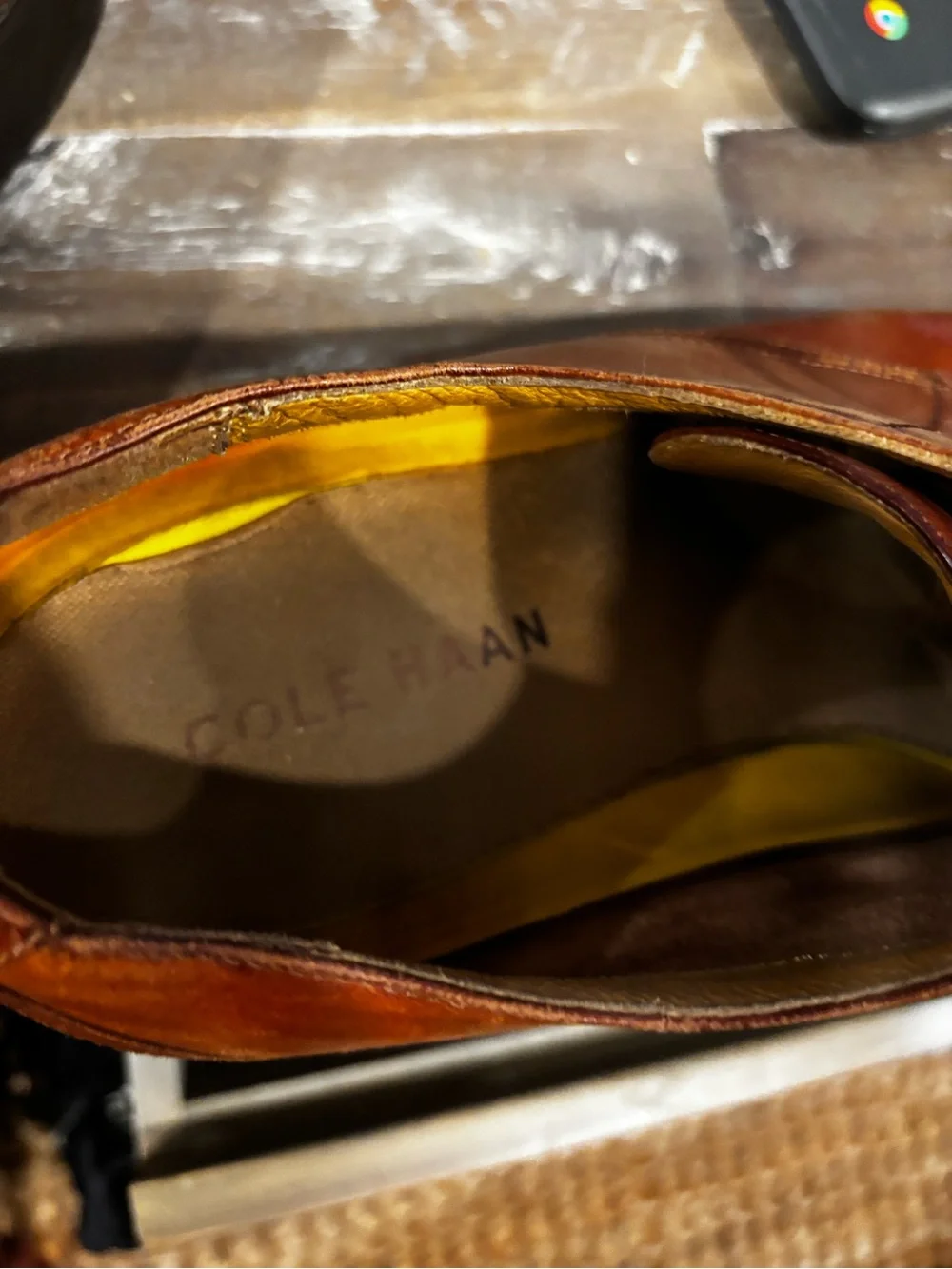 Cole Haan tan leather
